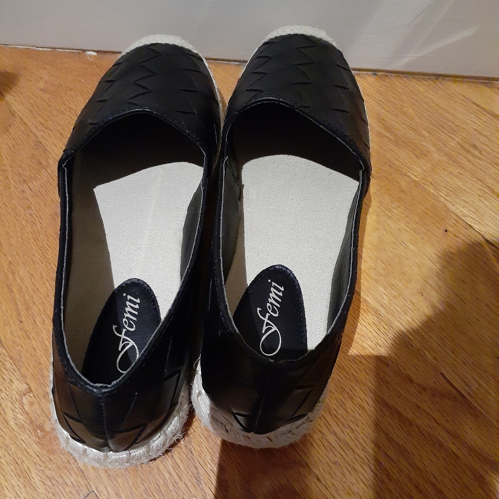 Blue womens espadrilles size 8 New